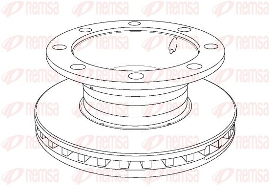 REMSA NCA1106.20 Brake Disc