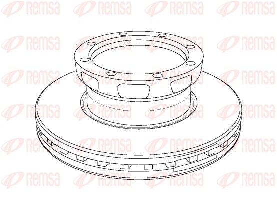 REMSA NCA1108.20 Brake Disc