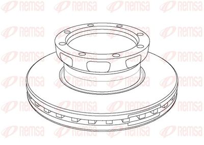 Brake Disc REMSA NCA1108.20