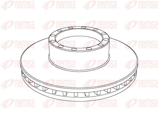 REMSA NCA1120.20 Brake Disc