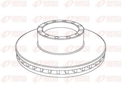 Brake Disc REMSA NCA1120.20