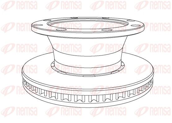 REMSA NCA1124.20 Brake Disc