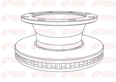 Brake Disc REMSA NCA1124.20