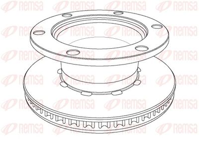 Brake Disc REMSA NCA1125.20
