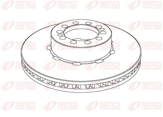REMSA NCA1126.20 Brake Disc
