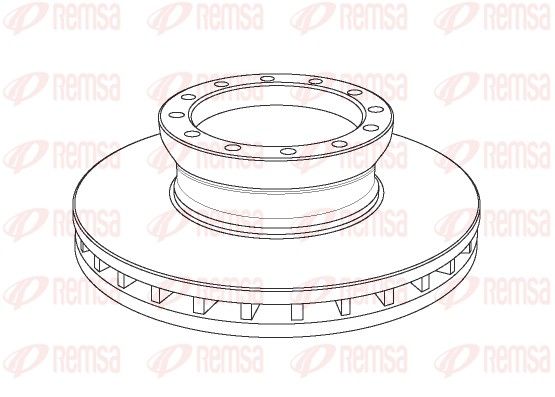 REMSA NCA1139.20 Brake Disc