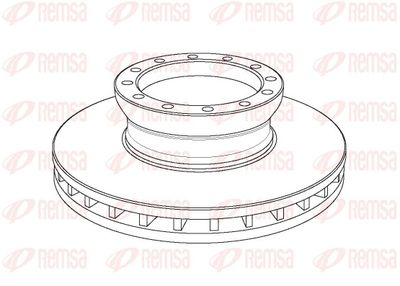 Brake Disc REMSA NCA1139.20