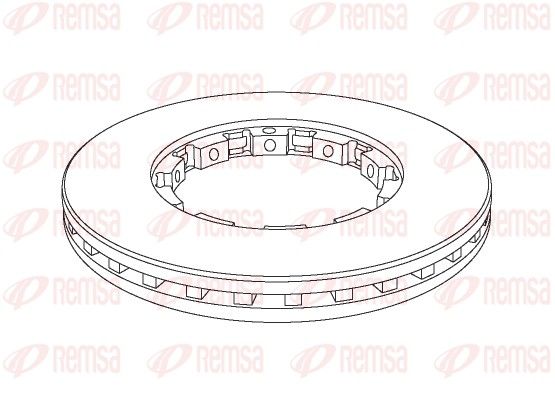 REMSA NCA1143.20 Brake Disc