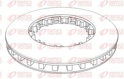 Brake Disc REMSA NCA1143.21