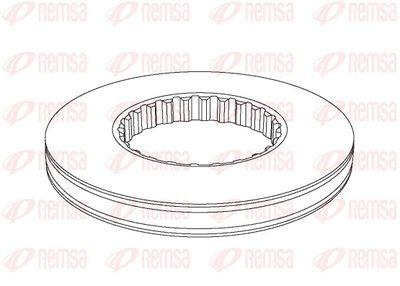Brake Disc REMSA NCA1146.10