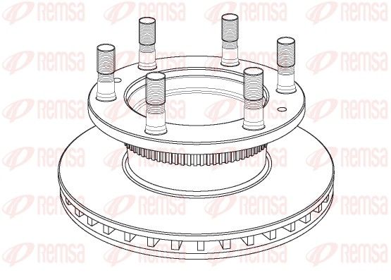 REMSA NCA1149.20 Brake Disc