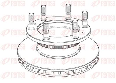 Brake Disc REMSA NCA1149.20