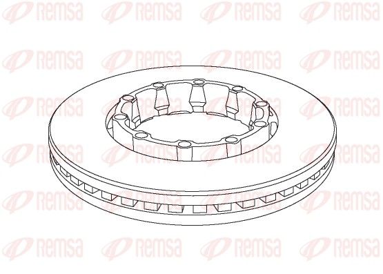 REMSA NCA1152.20 Brake Disc