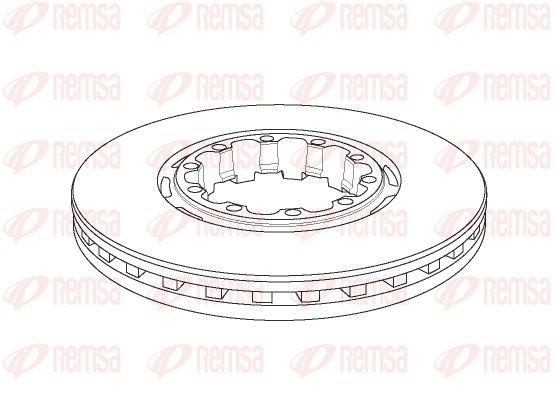 REMSA NCA1153.20 Brake Disc