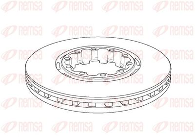 Brake Disc REMSA NCA1153.20
