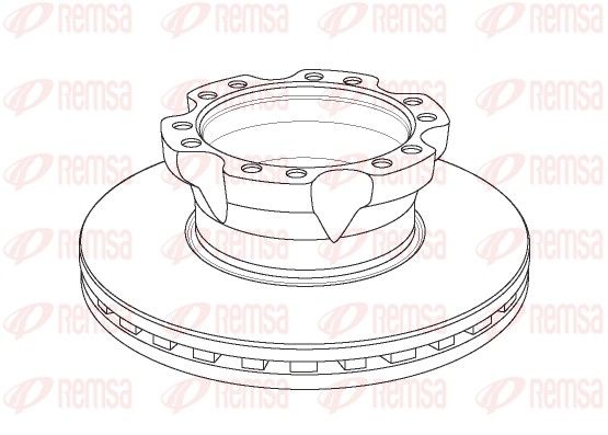 REMSA NCA1154.20 Brake Disc