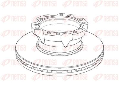Brake Disc REMSA NCA1154.20