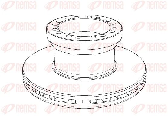 REMSA NCA1155.20 Brake Disc