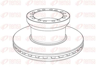 Brake Disc REMSA NCA1155.20