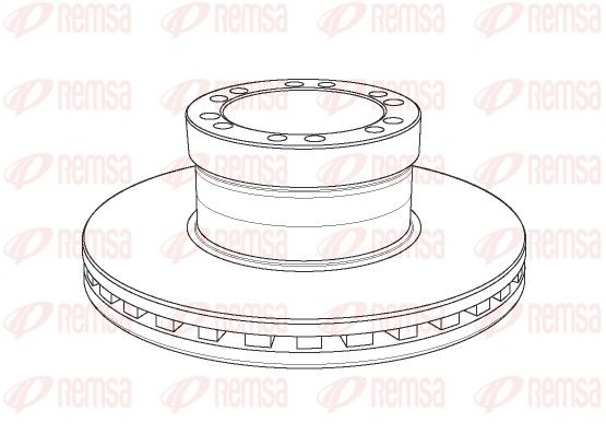 REMSA NCA1156.20 Brake Disc