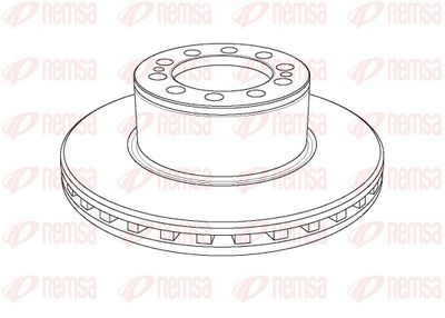 Brake Disc REMSA NCA1157.20