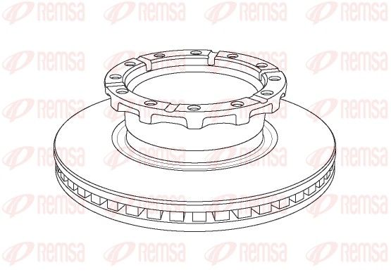 REMSA NCA1159.20 Brake Disc
