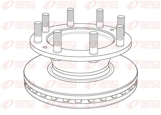 REMSA NCA1162.20 Brake Disc