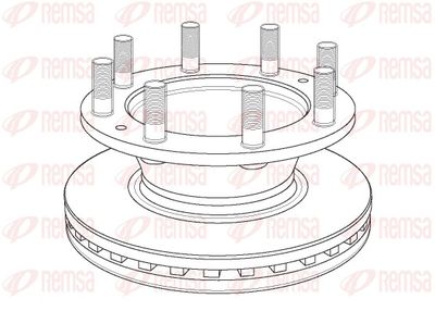 Brake Disc REMSA NCA1162.20