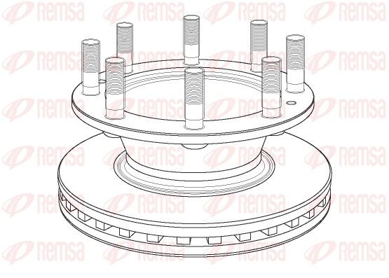 REMSA NCA1163.20 Brake Disc