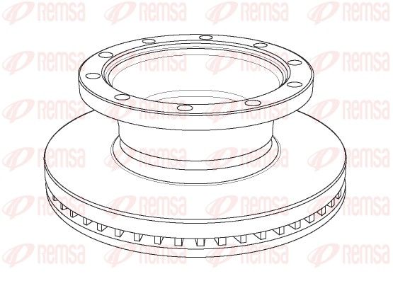 REMSA NCA1166.20 Brake Disc