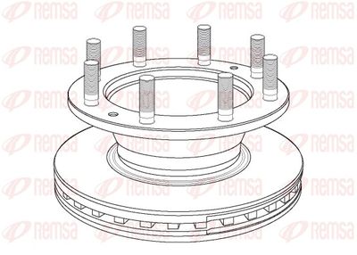 Brake Disc REMSA NCA1167.20
