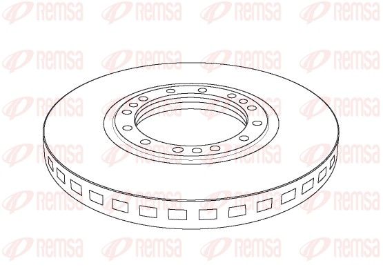 REMSA NCA1168.20 Brake Disc