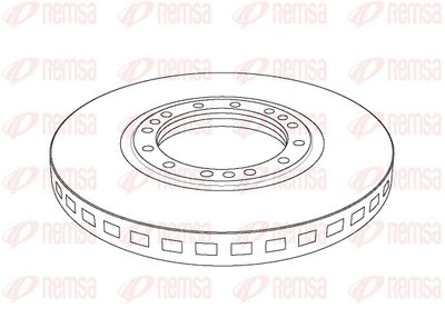 Brake Disc REMSA NCA1168.20