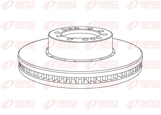 REMSA NCA1169.20 Brake Disc
