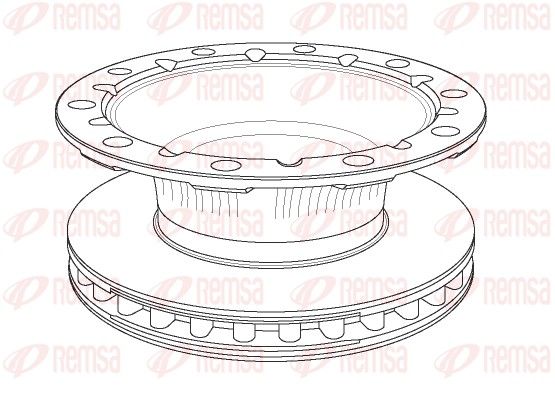 REMSA NCA1170.20 Brake Disc