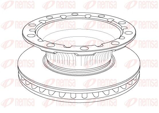 REMSA NCA1171.20 Brake Disc