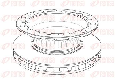 Brake Disc REMSA NCA1171.20