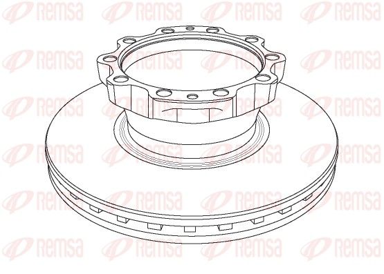 REMSA NCA1174.20 Brake Disc