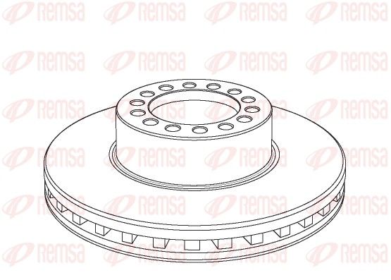 REMSA NCA1175.20 Brake Disc