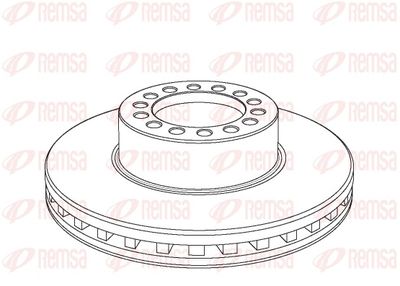 Brake Disc REMSA NCA1175.20