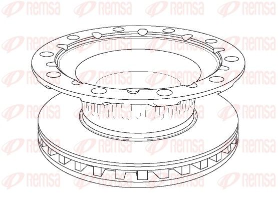 REMSA NCA1176.20 Brake Disc