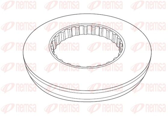 REMSA NCA1177.10 Brake Disc