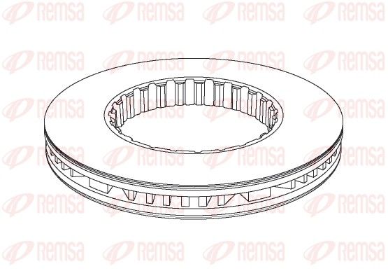 REMSA NCA1177.20 Brake Disc