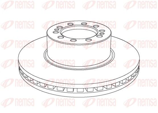 REMSA NCA1178.20 Brake Disc