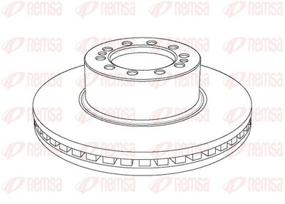 Brake Disc REMSA NCA1178.20