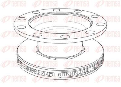 Brake Disc REMSA NCA1179.20