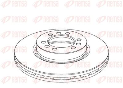 Brake Disc REMSA NCA1180.20