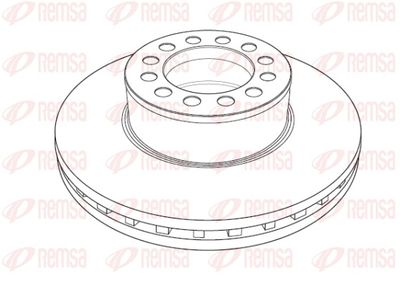 Brake Disc REMSA NCA1188.20