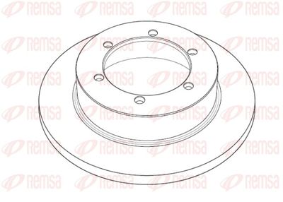Brake Disc REMSA NCA1191.10