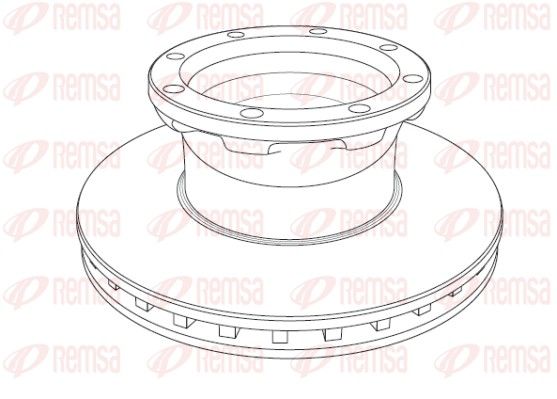 REMSA NCA1195.20 Brake Disc